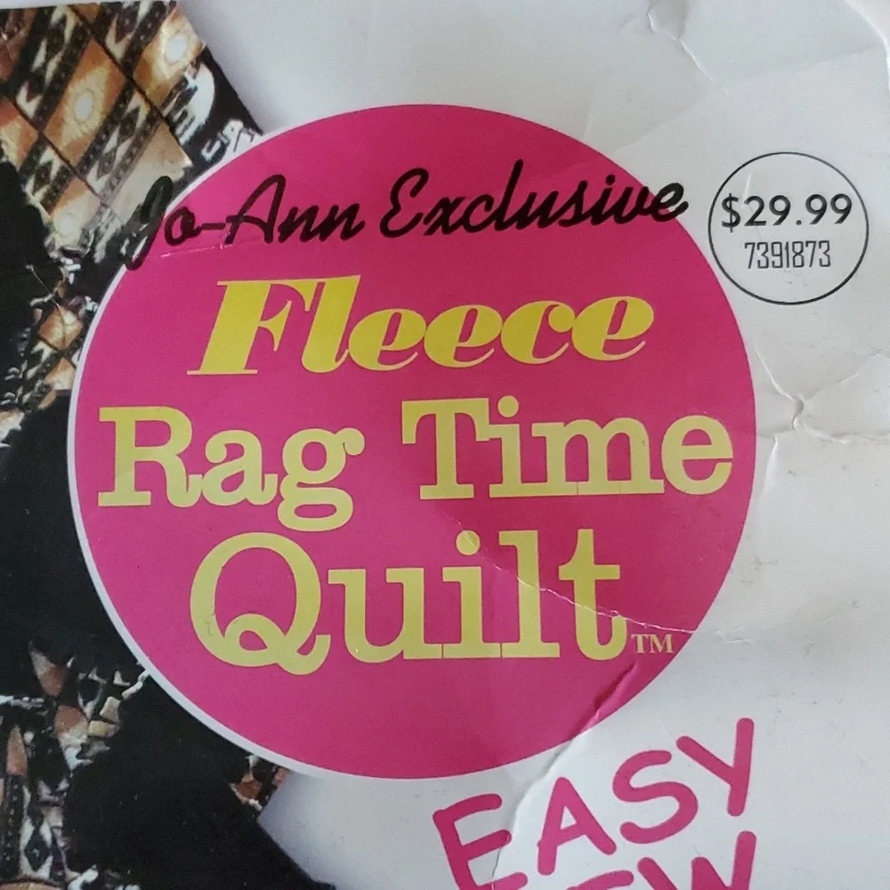 Jo-Ann's Exclusive Fleece Rag Time Quilt Kit - #7391873 Earth Tones
